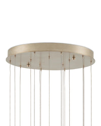 Glace Mirror 15-Light Round Multi-Drop Pendant