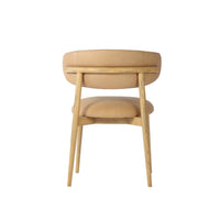 Rowan Tan Leather Dining Chair