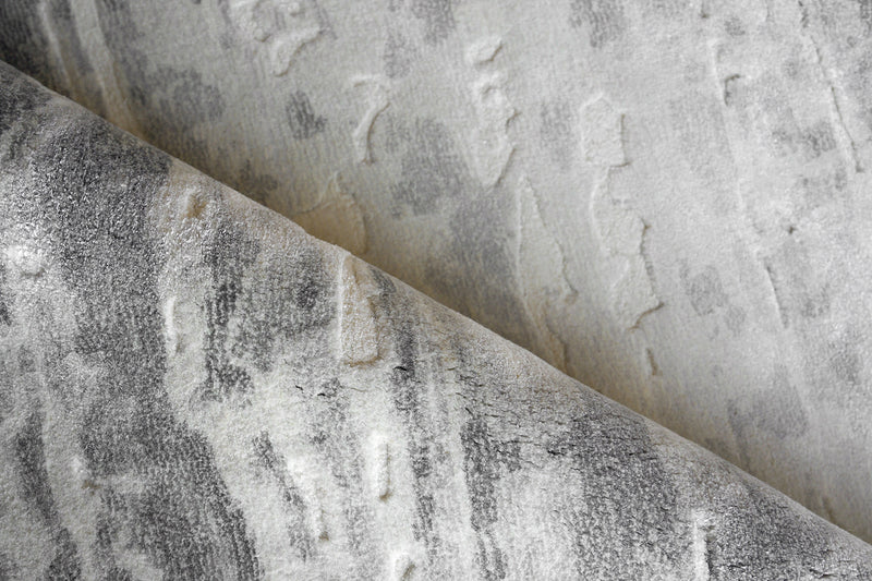 Ramo Silver Grey Luxury Area Rug