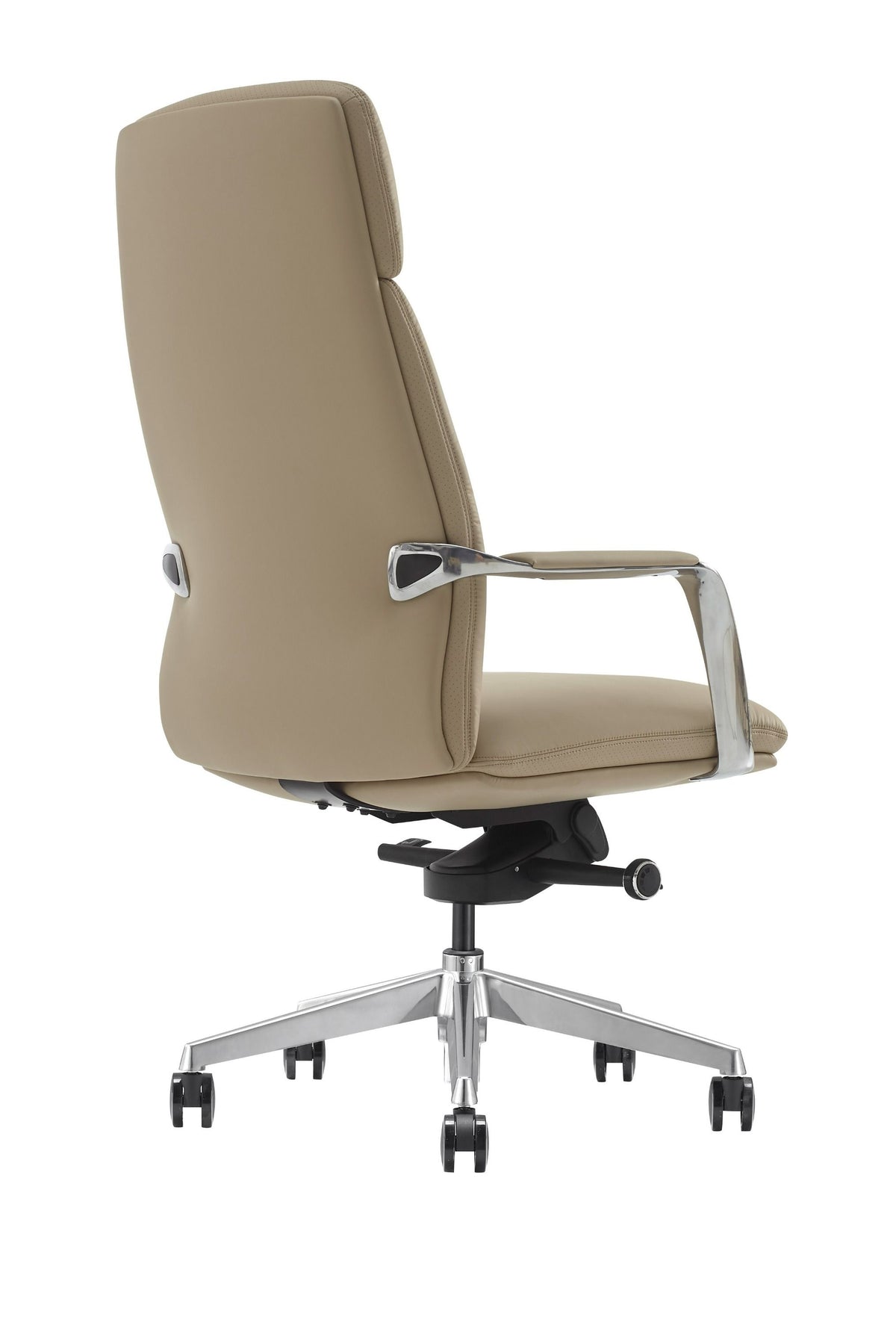 Ollie Modern Tan Vegan Leather Office Chair