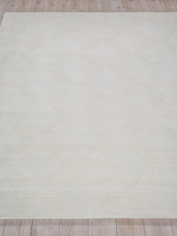 Nell Modern White Patterned Area Rug - Elegance Collection