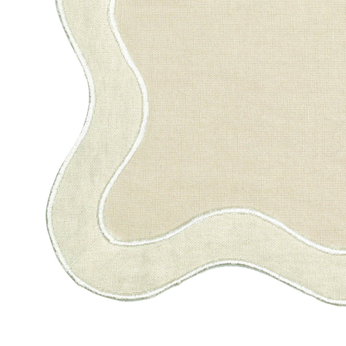 Taupe Wavy Challah Cover