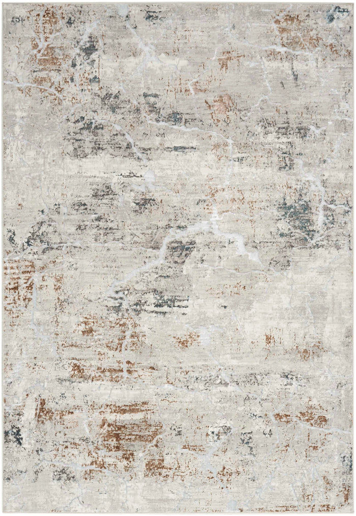 Glam Grey Multicolor Modern Area Rug - Elegance Collection