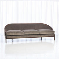 Viktoria 95.75" Tailored Sleek Pinstripe Sofa