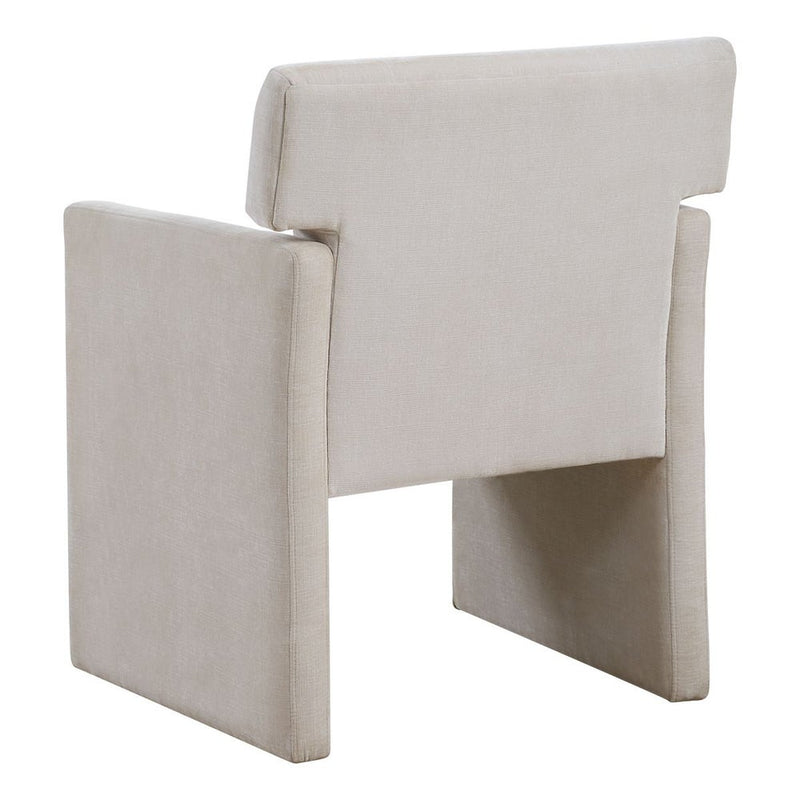 Valentina Ivory Velvet Dining Chair