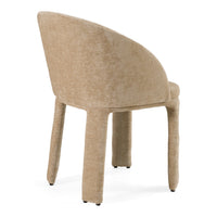 Beatrice Modern Beige Velvet Dining Chair
