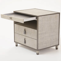 Felicity 26" Nightstand (Tabletop Glass Available)