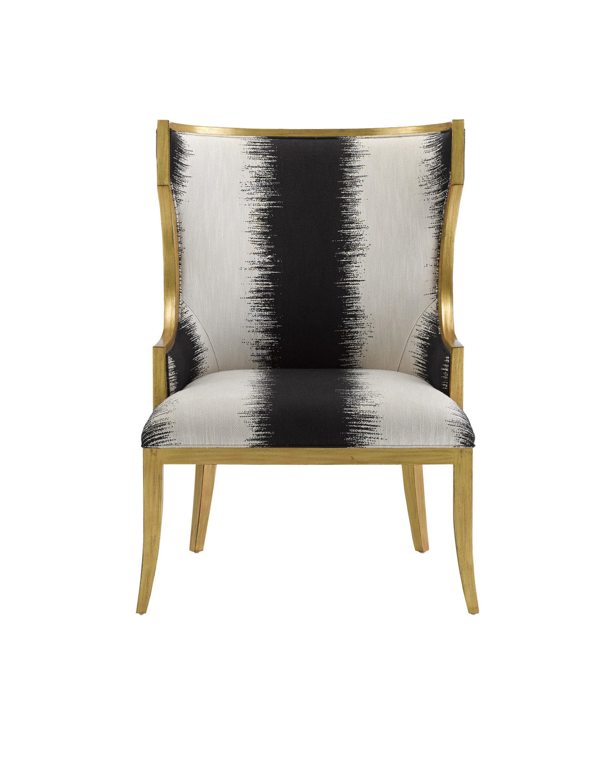 Garson Gold & Fresh Fine Linen Accent Chair