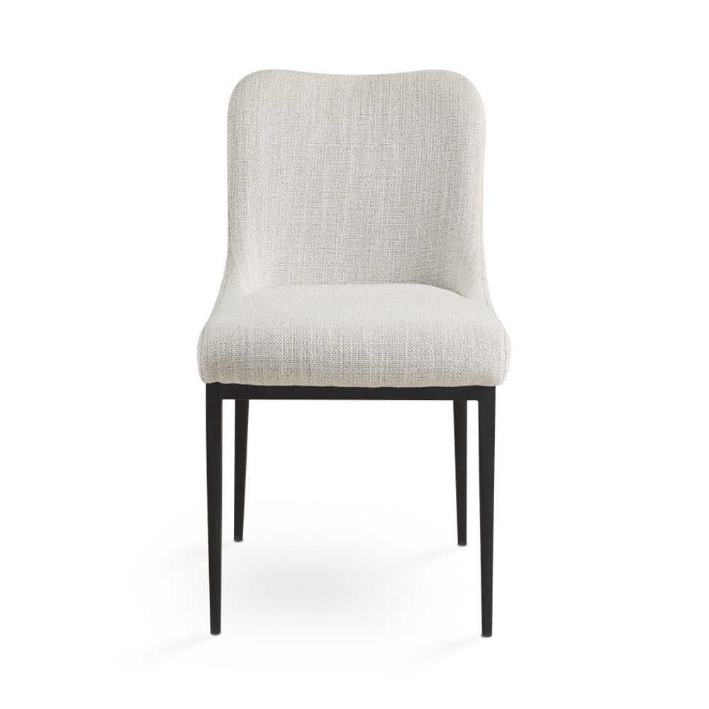 Flynn Grey Linen Dining Chair