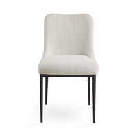 Flynn Grey Linen Dining Chair