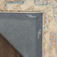 Goldie Green Ivory Wool Persian Style Area Rug