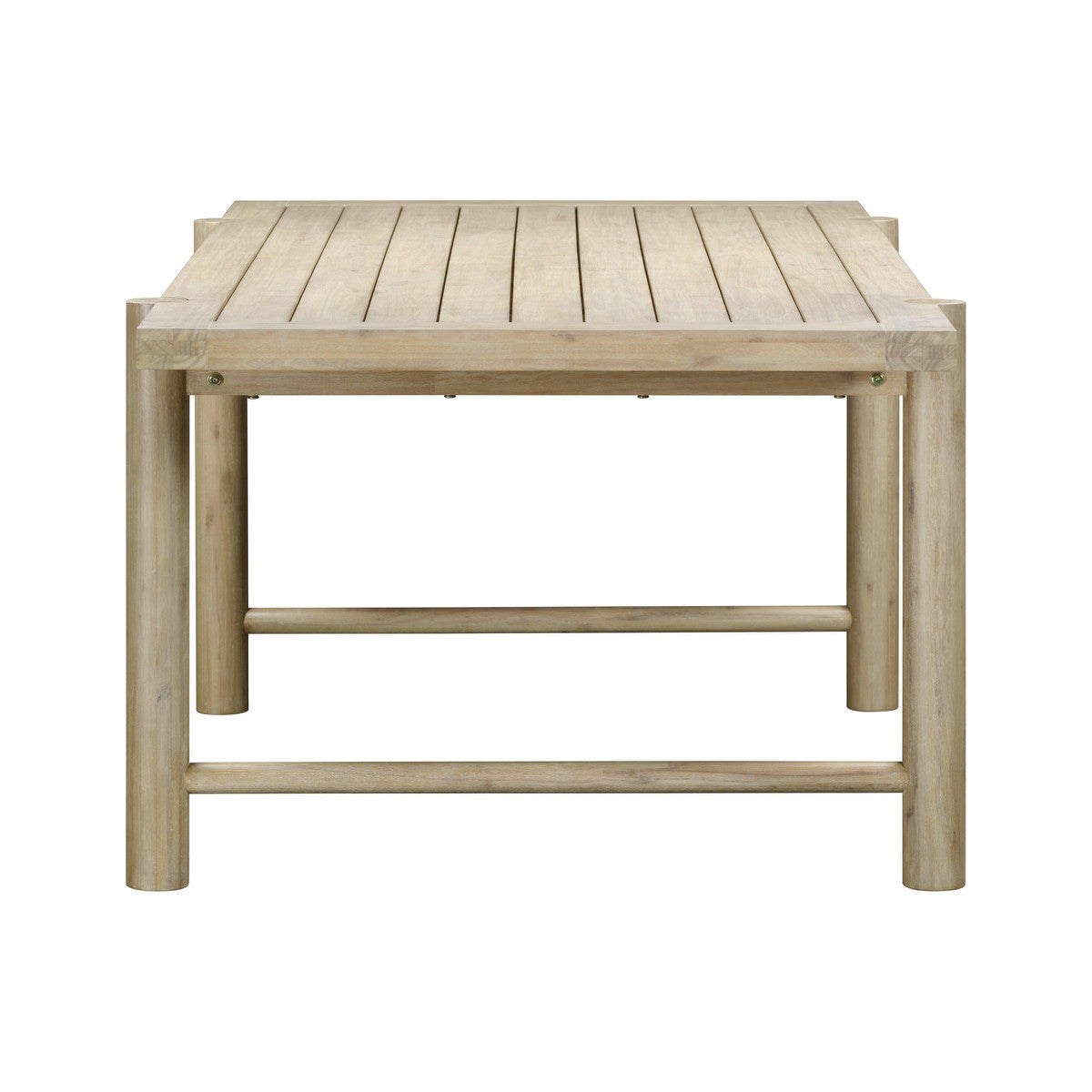 Spirah Light Teak Outdoor Rectangular Dining Table