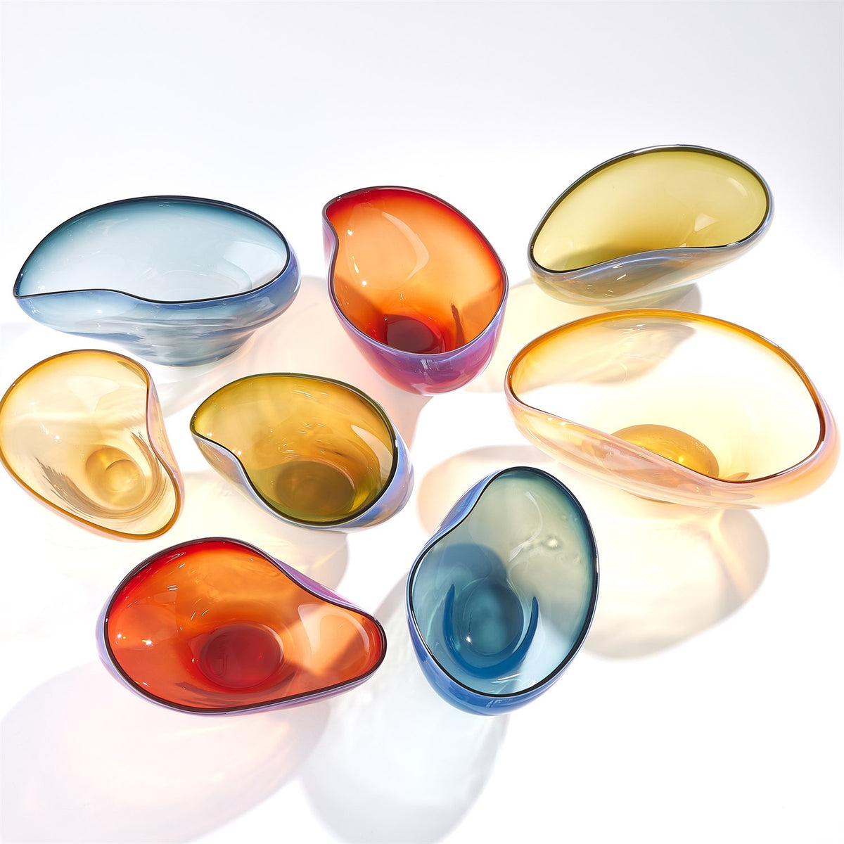 Designer Harmony Red Bowls (2 Sizes Available)