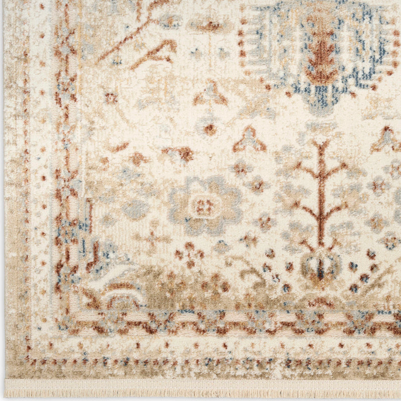 Isabeau Rust Ivory Area Rug