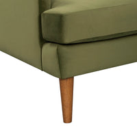 Brittlyn Green Velvet Accent Chair