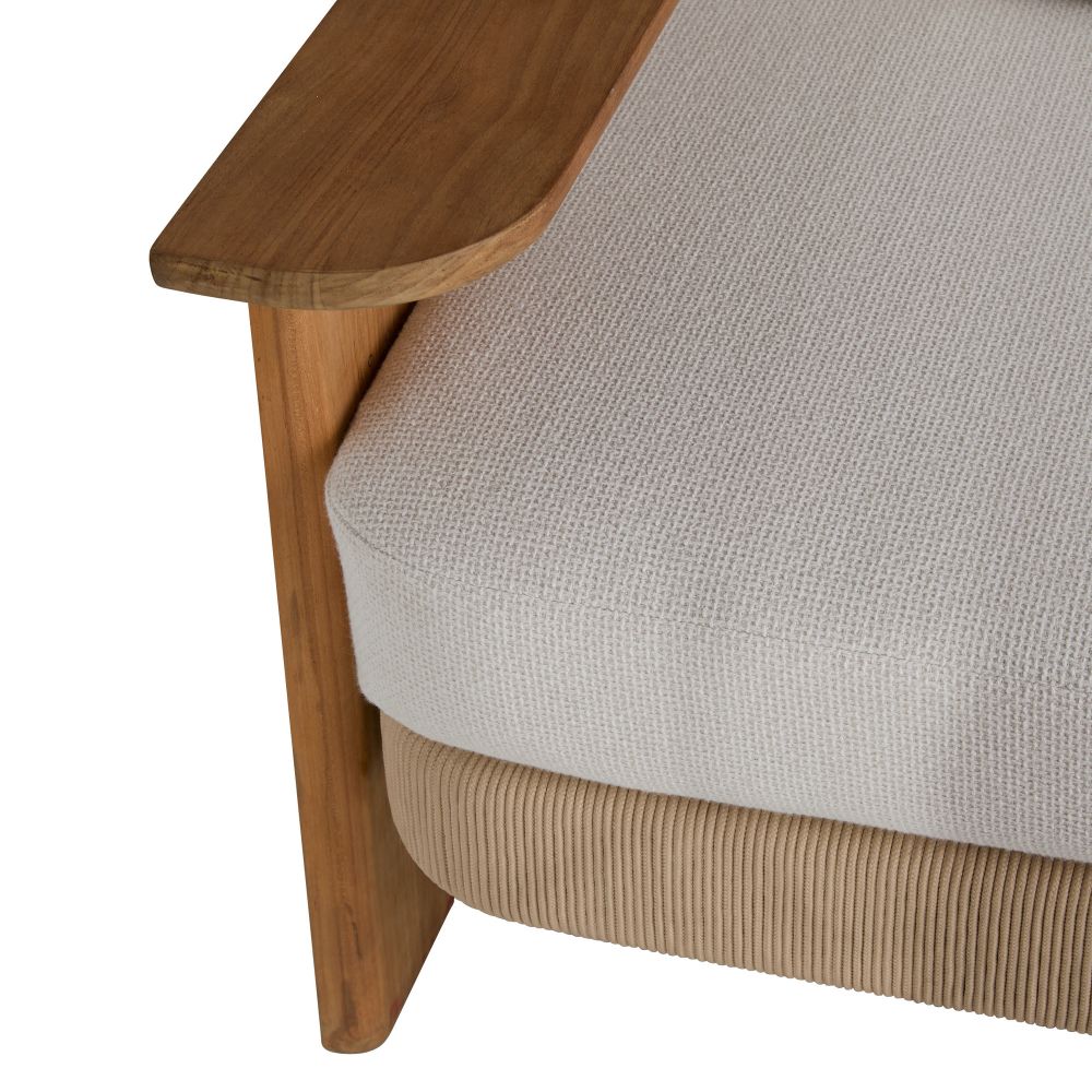 Halston 95" Pearle Boucle Outdoor Sofa