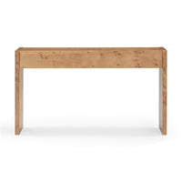 Ada 54" Honey Burl Console Table