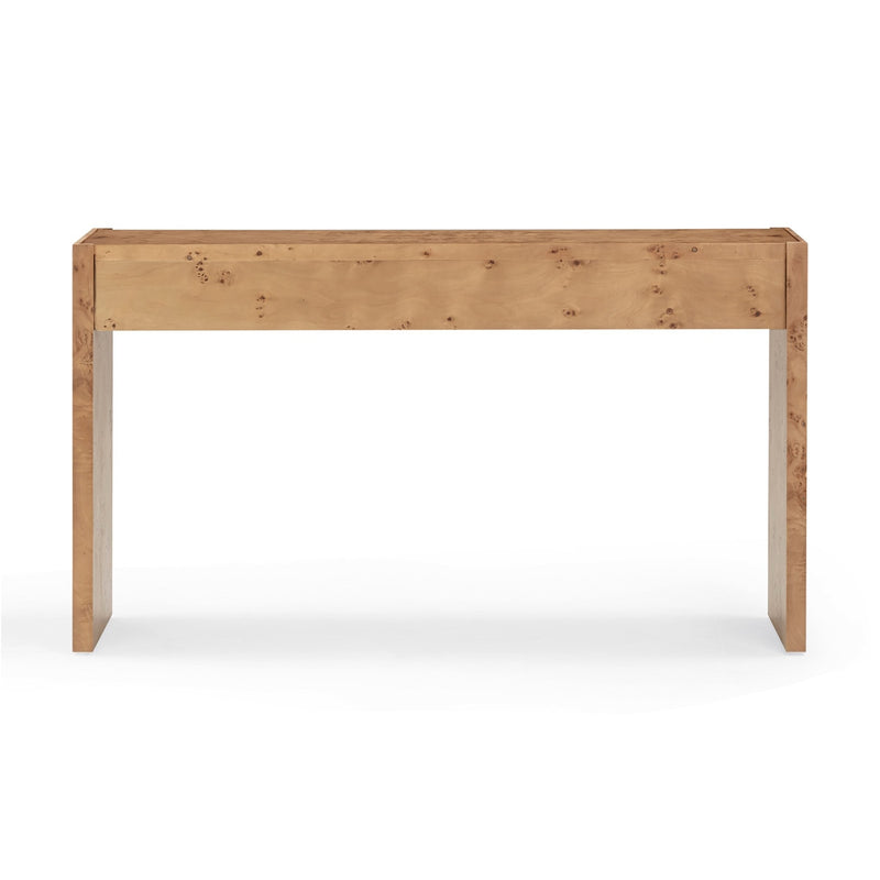 Ada 54" Honey Burl Console Table