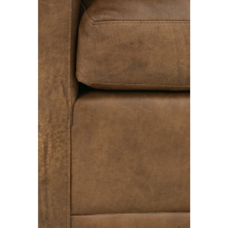 Decker 88" Cocoa Leather Down Sofa