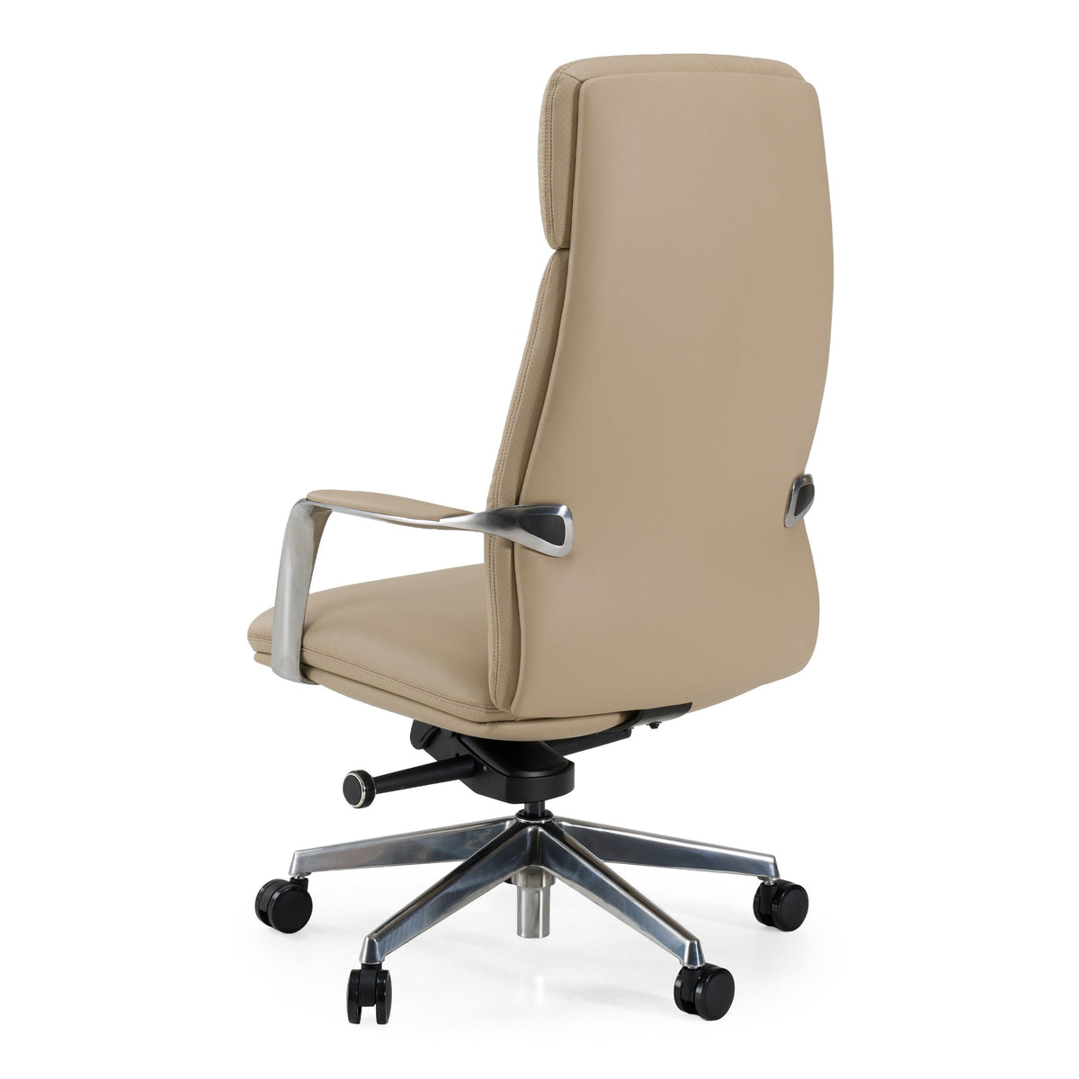 Ollie Modern Tan Vegan Leather Office Chair