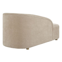 Lila Velvet Arm Chaise Lounge