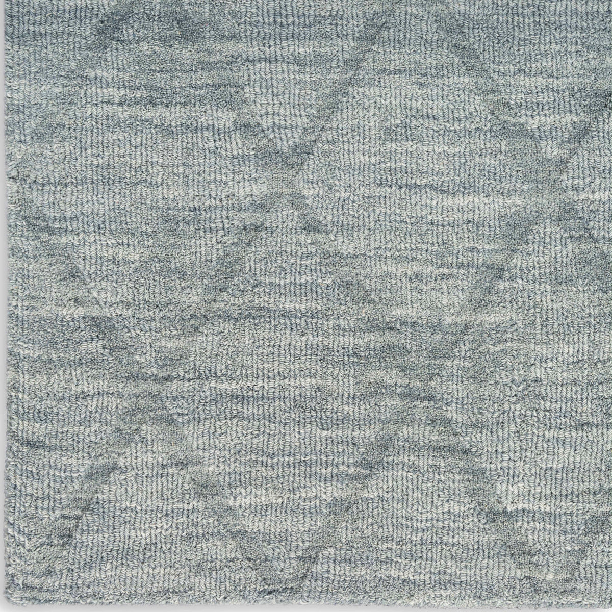 Natalia Blue Wool Area Rug