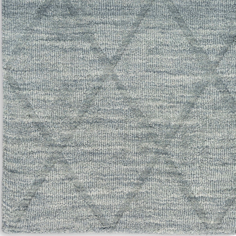 Natalia Blue Wool Area Rug