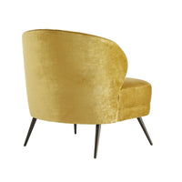Agustin Marigold Velvet Chair