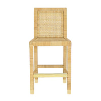 Eden Cream Contract Grade Linen Counter Chair