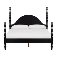 Rosalie Black Ash Bed