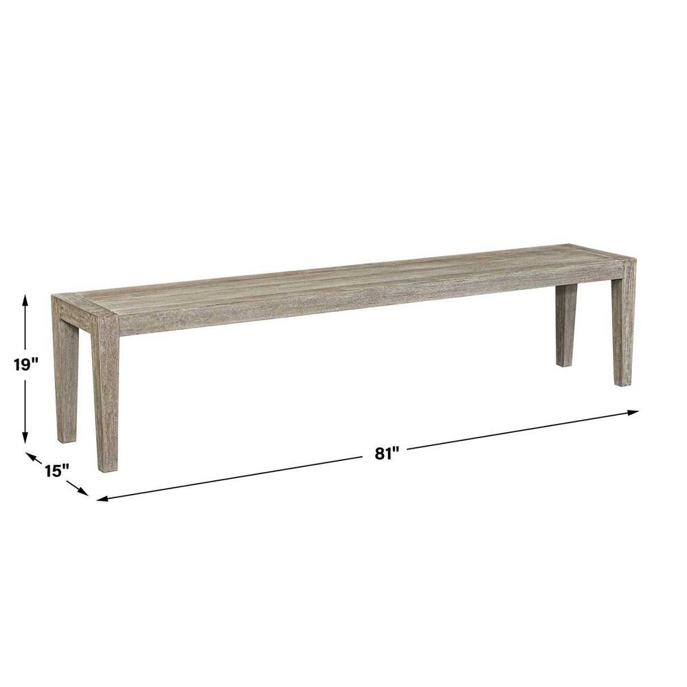 Audrey 81" Indoor-Outdoor  Bench