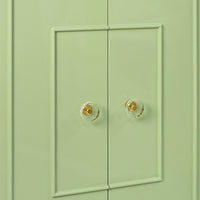 Elsie Celadon Glossy Lacquer Storage Cabinet