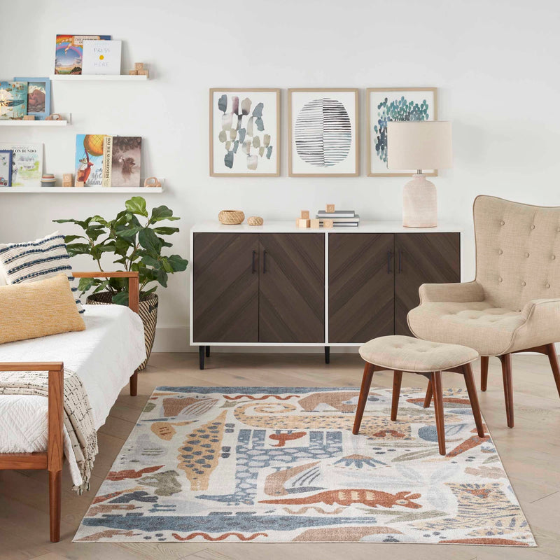 Safari Neutral Area Rug