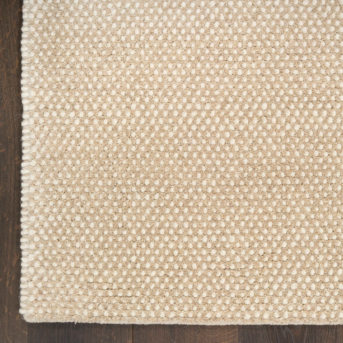 Everly Ivory Taupe Wool Blend Area Rug