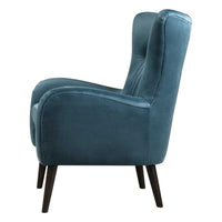 Sloane Blue Velvet Accent Chair