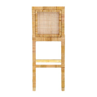 Arimo Rattan Performance Fabric Counter Stool