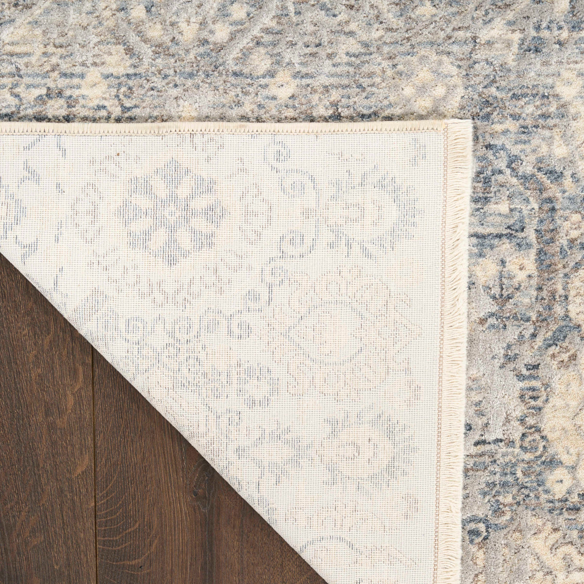 Delphine Blue Plush Area Rug