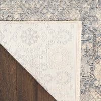 Delphine Blue Plush Area Rug