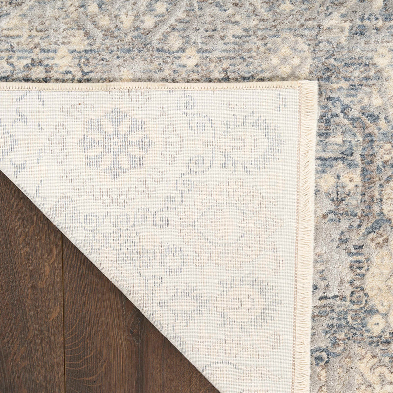 Delphine Blue Plush Area Rug