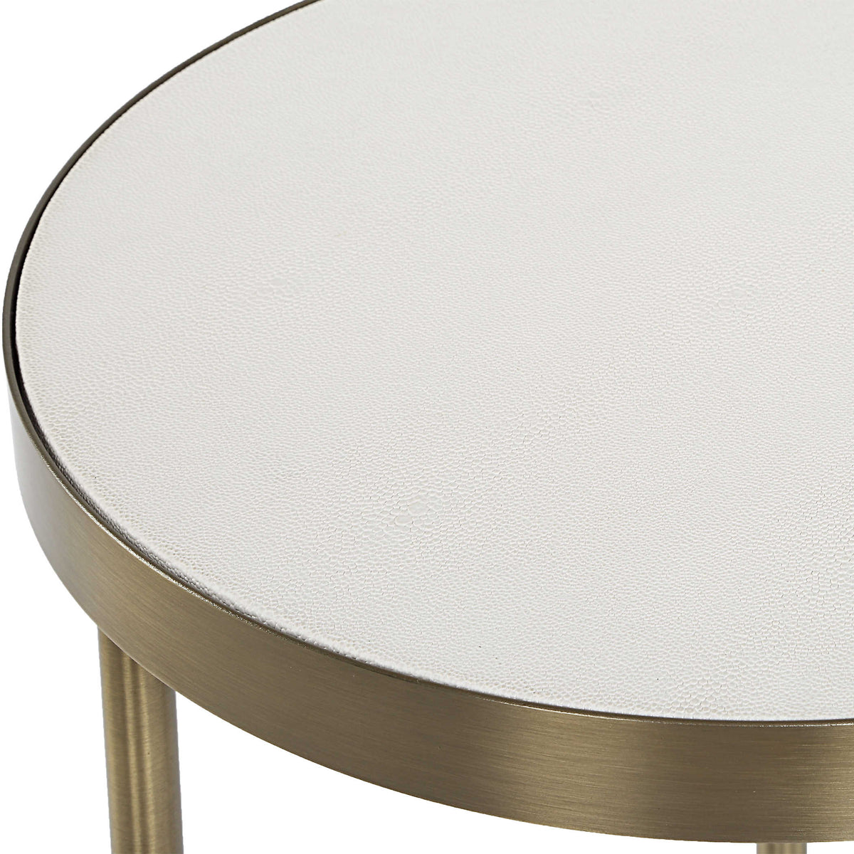 Keaton White & Gold Nesting Tables