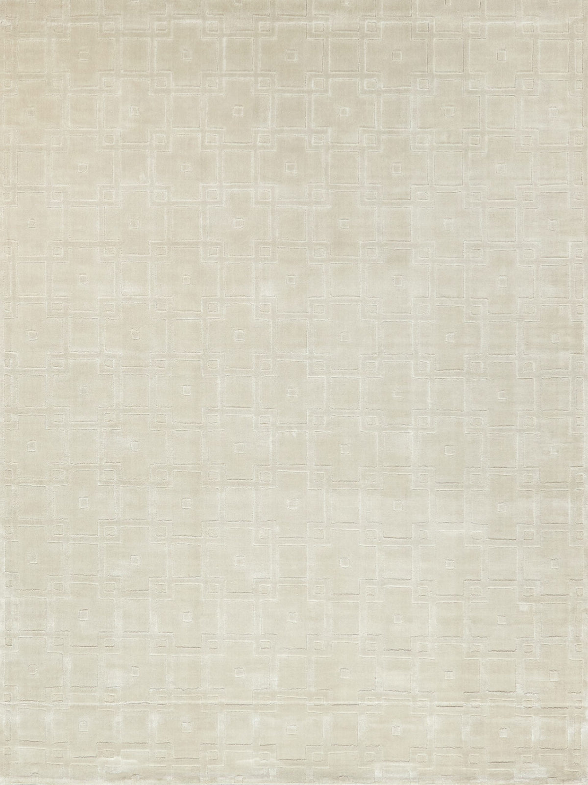 Ramo Modern Beige Patterned Area Rug - Elegance Collection