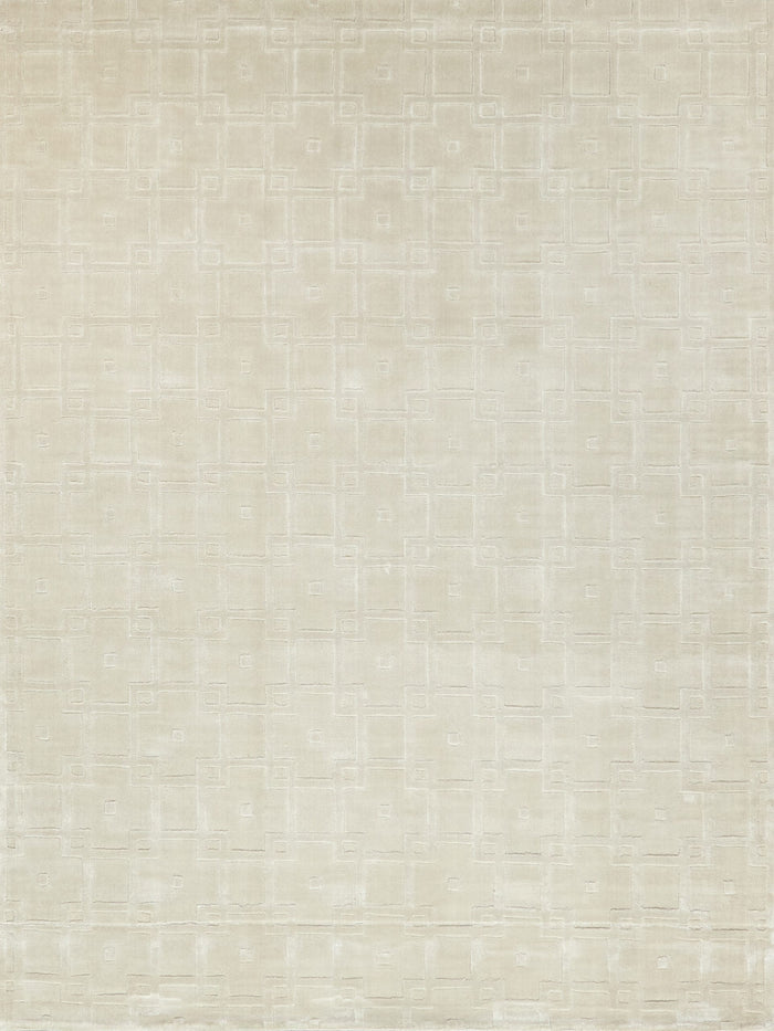 Ramo Modern Beige Patterned Area Rug - Elegance Collection