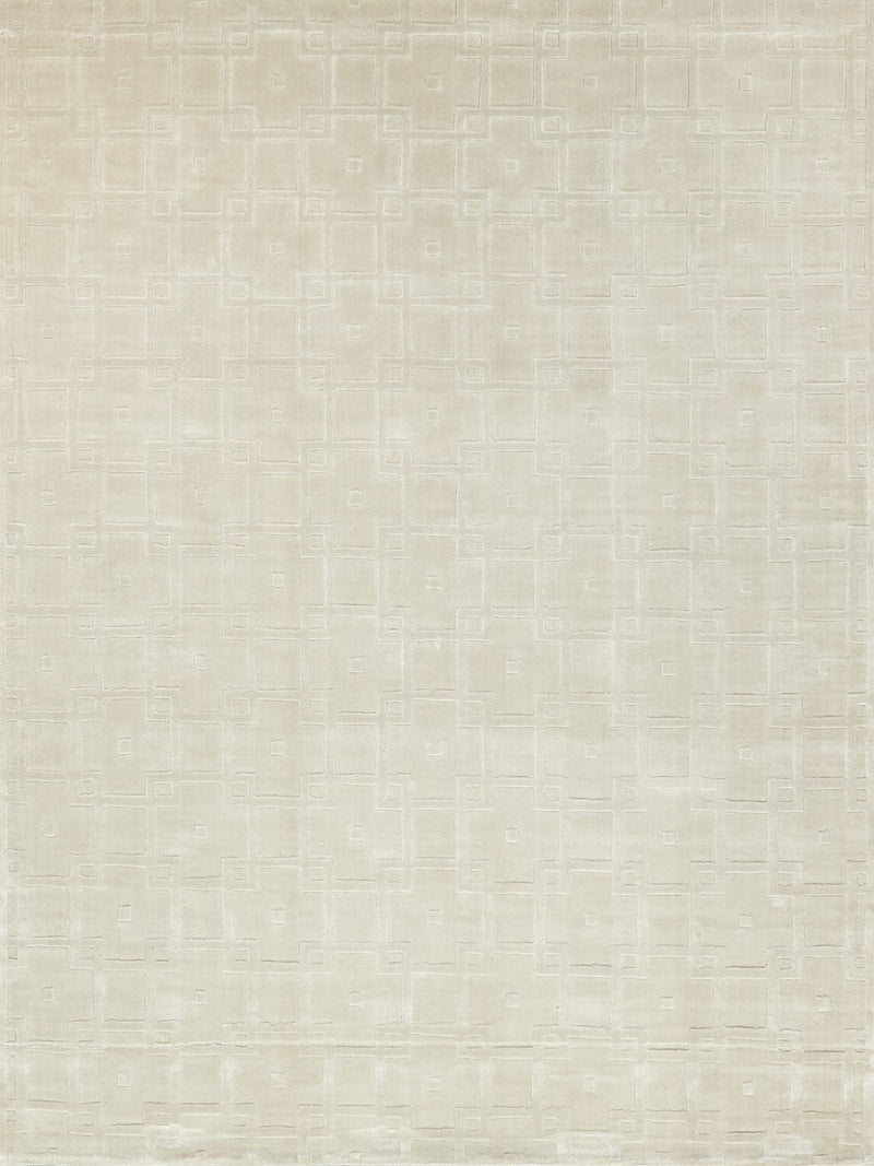 Ramo Modern Beige Patterned Area Rug - Elegance Collection