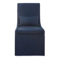 Hazel Armless Blue Line Chair