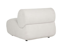 Nimbus Cream Performance Fabric Indoor/Outdoor Modular Armless Chair