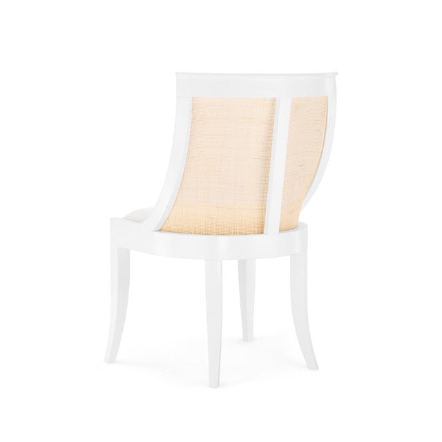 Kole White Armchair