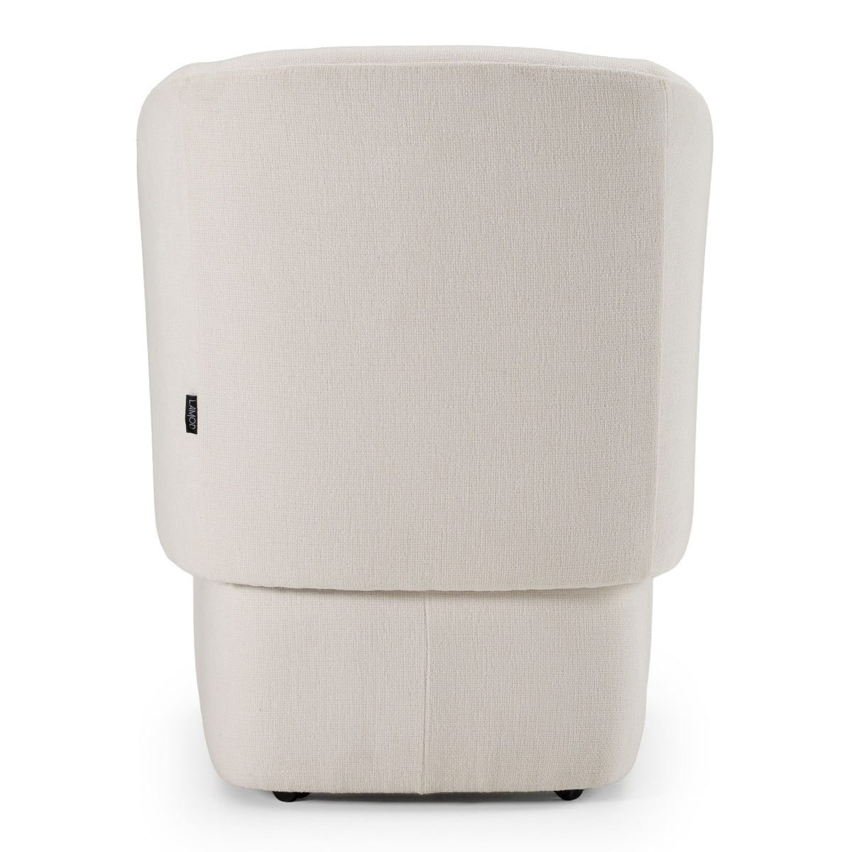 Devorah Modern Ivory Fabric Dining Chair