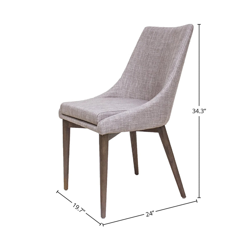 Anna Light Grey Side Dining Chair