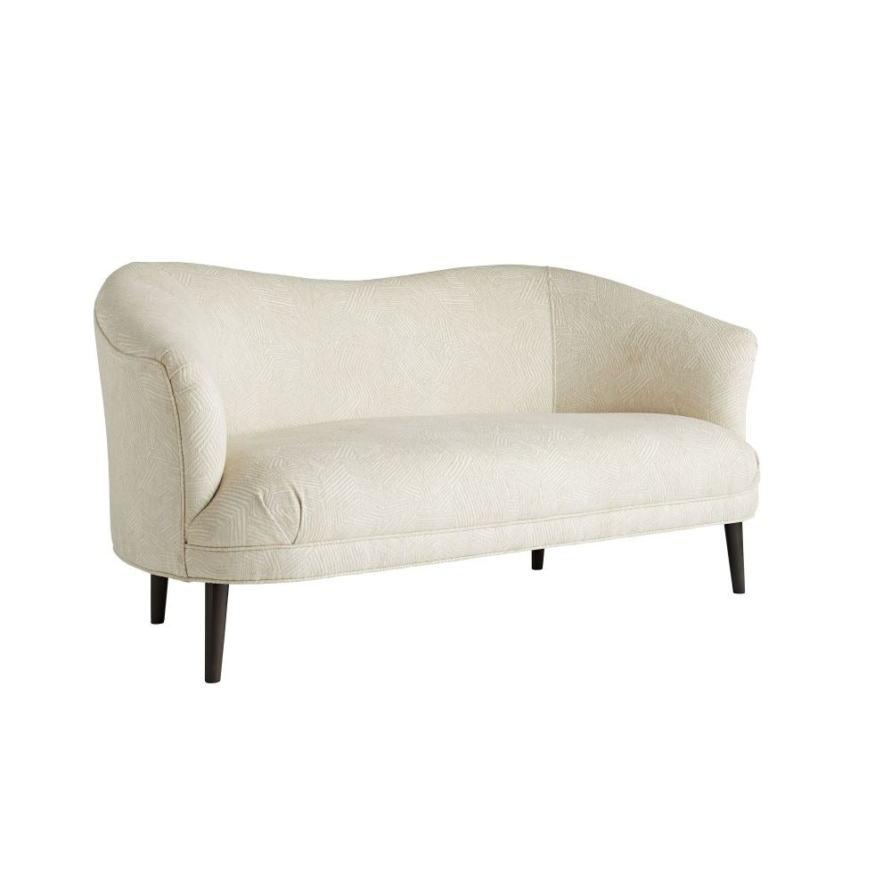 Jovani 60" Ivory Grey Ash Settee