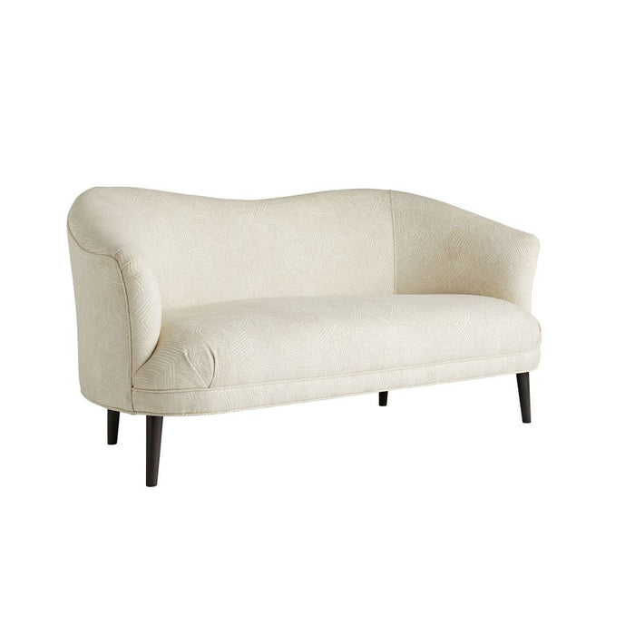 Jovani 60" Ivory Grey Ash Settee